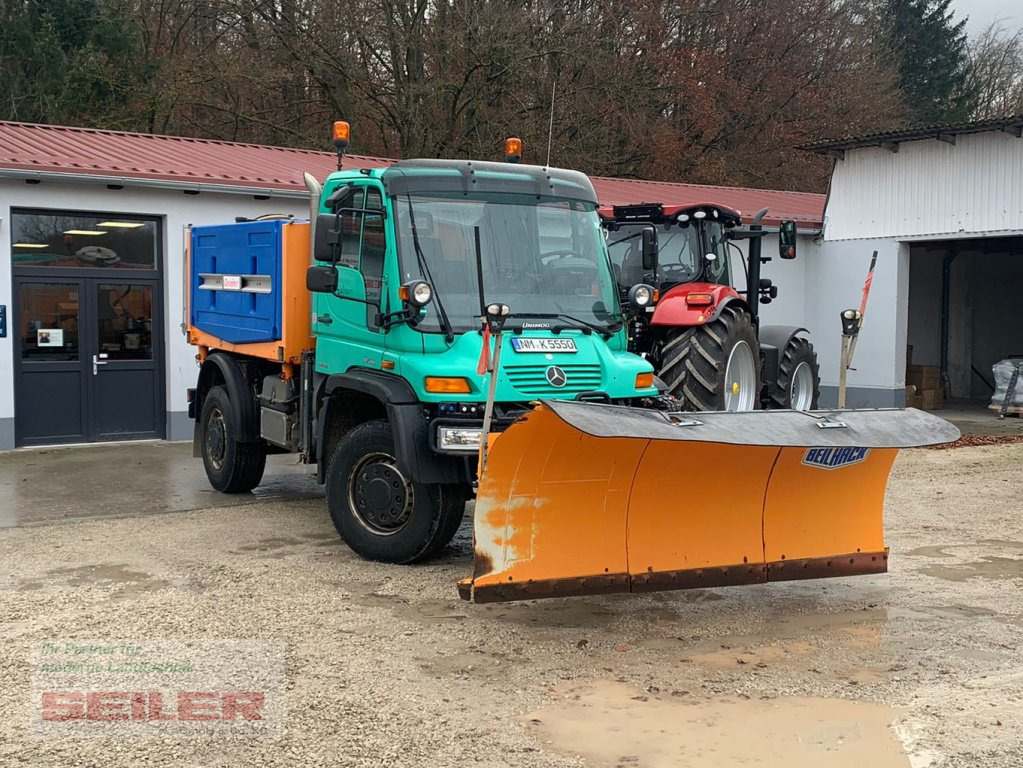 Mercedes-Benz Unimog U 500 + Salzstreuer + Schneeschild - Máquina quitanieve: foto 3 Mercedes-Benz Unimog U 500 + Salzstreuer + Schneeschild - Máquina quitanieve: foto 3