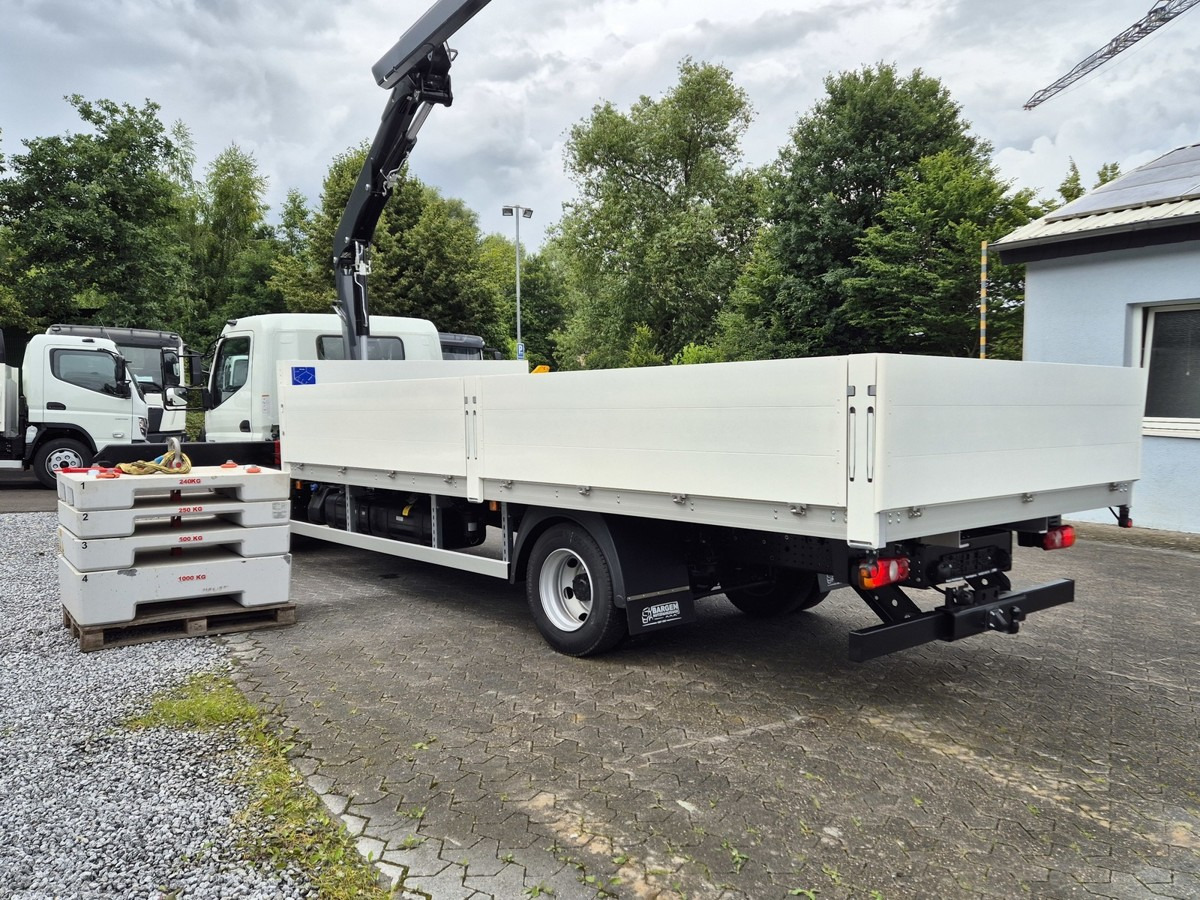 Furgoneta caja abierta nuevo FUSO FUSO 9C18 Canter Alu Pritsche 5.5m Kran 3x hydr.: foto 10