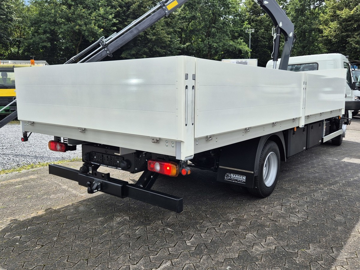 Furgoneta caja abierta nuevo FUSO FUSO 9C18 Canter Alu Pritsche 5.5m Kran 3x hydr.: foto 12