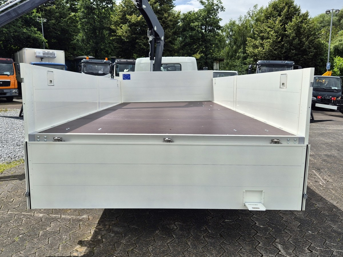Furgoneta caja abierta nuevo FUSO FUSO 9C18 Canter Alu Pritsche 5.5m Kran 3x hydr.: foto 14