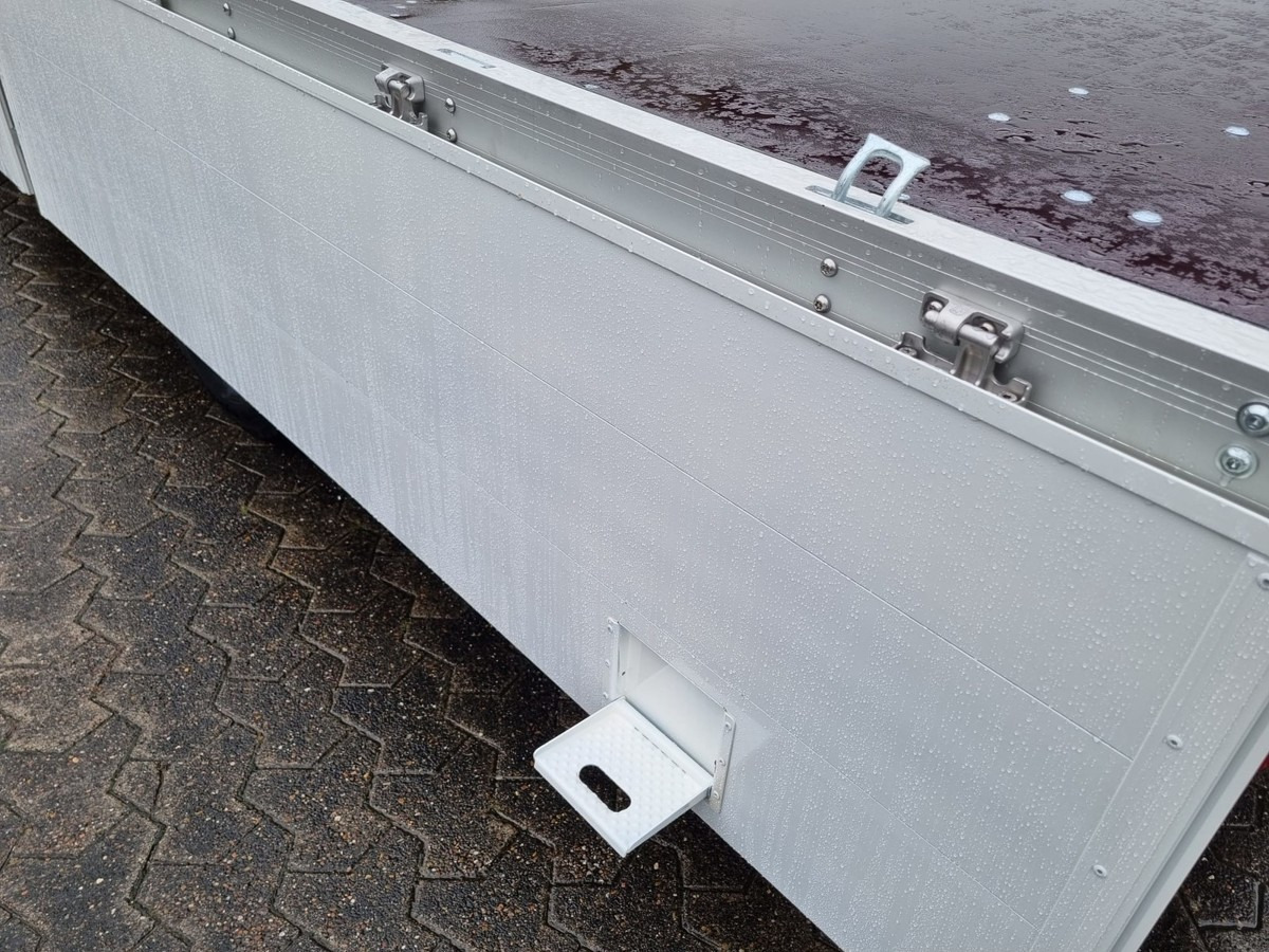 Furgoneta caja abierta nuevo FUSO FUSO 9C18 Canter Alu Pritsche 5.5m Kran 3x hydr.: foto 13