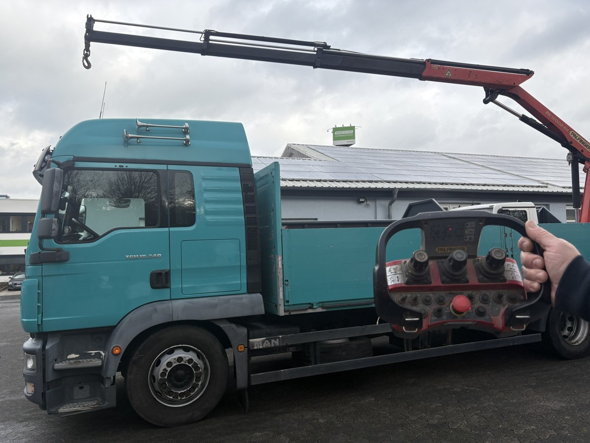 MAN TGM 18.340 PK 12002 EH Funk Ladekran sofort verf - Camión caja abierta, Camión grúa: foto 3 MAN TGM 18.340 PK 12002 EH Funk Ladekran sofort verf - Camión caja abierta, Camión grúa: foto 3