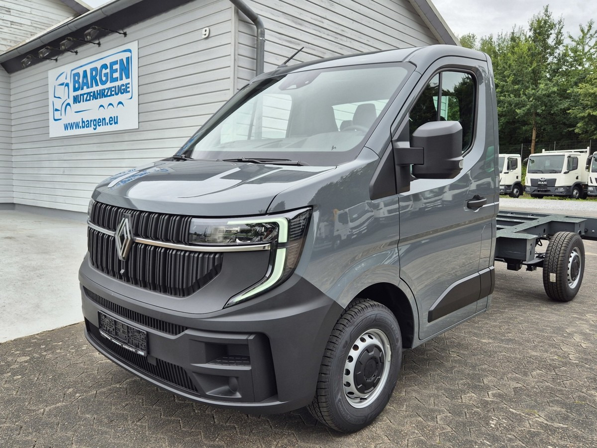 RENAULT Master L2H1 (neues Mod.) Alupritsche m. Kran - Furgoneta caja abierta: foto 1 RENAULT Master L2H1 (neues Mod.) Alupritsche m. Kran - Furgoneta caja abierta: foto 1