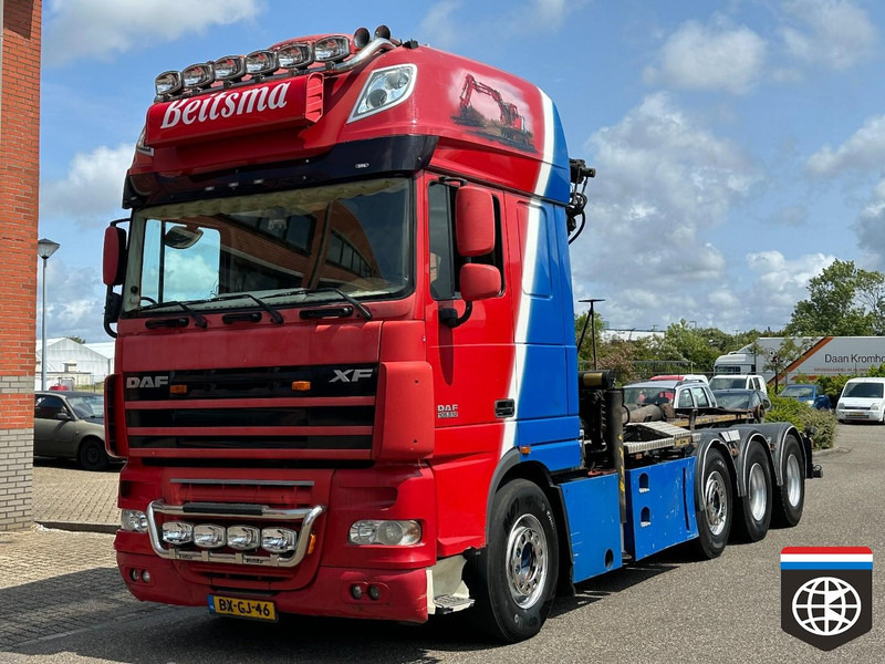 DAF FAK XF105 510 * MANUAL 16x ZF ** PALLFINGER PK20002 ** PALIFT HOOK 25t ** 8X2/4 - Camión grúa: foto 2 DAF FAK XF105 510 * MANUAL 16x ZF ** PALLFINGER PK20002 ** PALIFT HOOK 25t ** 8X2/4 - Camión grúa: foto 2