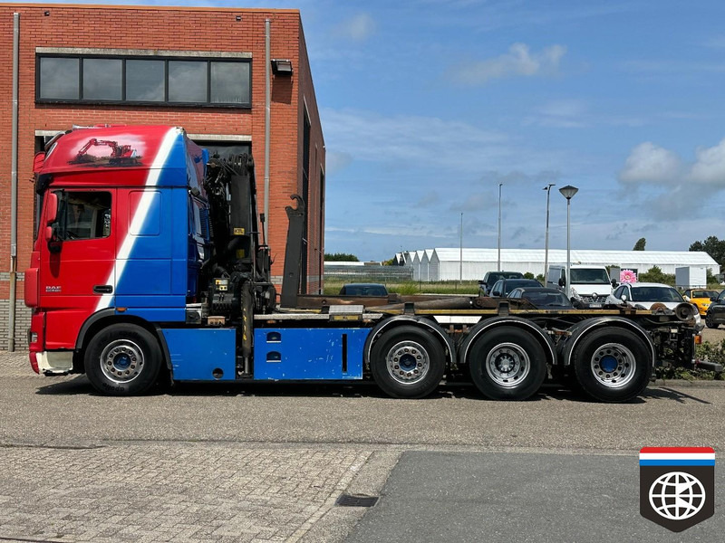 DAF FAK XF105 510 * MANUAL 16x ZF ** PALLFINGER PK20002 ** PALIFT HOOK 25t ** 8X2/4 - Camión grúa: foto 3 DAF FAK XF105 510 * MANUAL 16x ZF ** PALLFINGER PK20002 ** PALIFT HOOK 25t ** 8X2/4 - Camión grúa: foto 3