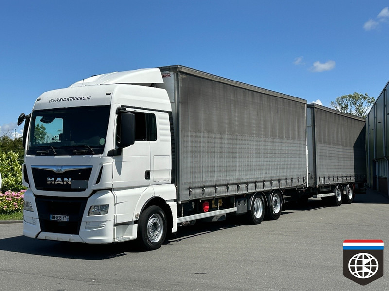 MAN TGX 26.480 RETARDER - NIGHT A/C - 130M3 COMBINATION - Camión lona: foto 1 MAN TGX 26.480 RETARDER - NIGHT A/C - 130M3 COMBINATION - Camión lona: foto 1