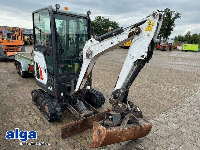 Bobcat E19, Verstelllaufwerk, Greifer + Hammer, Löffel - Miniexcavadora: foto 1 Bobcat E19, Verstelllaufwerk, Greifer + Hammer, Löffel - Miniexcavadora: foto 1