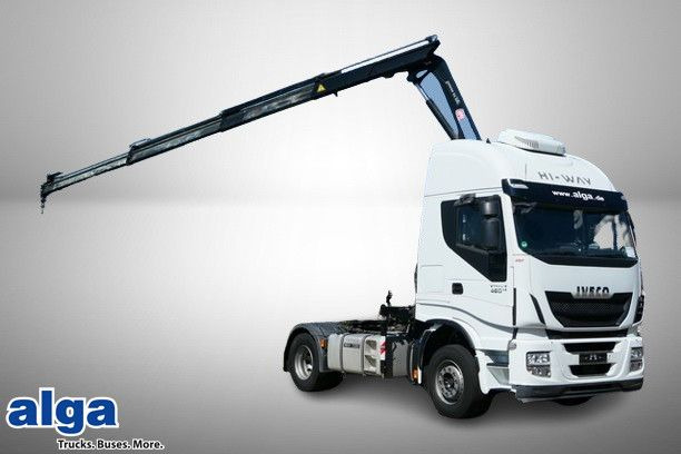 Iveco 460 Stralis 4x2, Kran HMF 1320K3, Hydr., Klima - Cabeza tractora: foto 1 Iveco 460 Stralis 4x2, Kran HMF 1320K3, Hydr., Klima - Cabeza tractora: foto 1