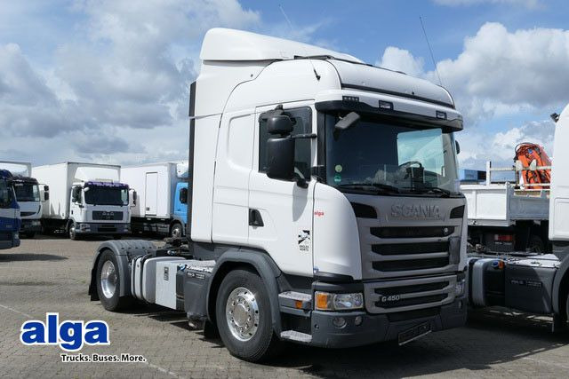 Scania G 450 4x2, Retarder, Hydr., Klima, Alu-Felgen - Cabeza tractora: foto 1 Scania G 450 4x2, Retarder, Hydr., Klima, Alu-Felgen - Cabeza tractora: foto 1