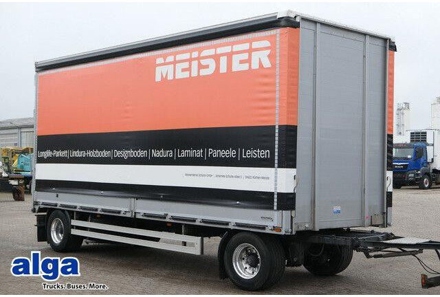 Dünschede PA 18/7, Jumbo, Bordwände, Alu-Felgen - Remolque con toldo: foto 1 Dünschede PA 18/7, Jumbo, Bordwände, Alu-Felgen - Remolque con toldo: foto 1