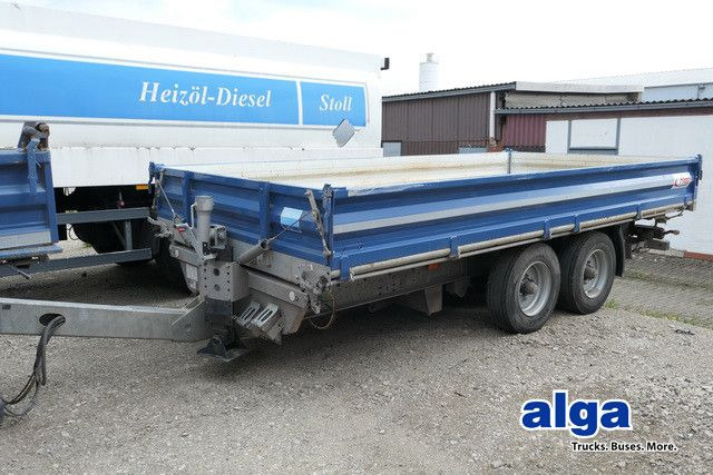 Fliegl TSK 118, Verzinkt, Tandem, Rampen, 5mtr. lang - Remolque volquete: foto 1 Fliegl TSK 118, Verzinkt, Tandem, Rampen, 5mtr. lang - Remolque volquete: foto 1