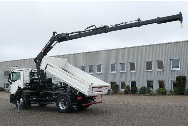 MAN 18.320 TGM BB, Kran Hiab X-Hiduo 138, Funk, AHK - Camión volquete: foto 2 MAN 18.320 TGM BB, Kran Hiab X-Hiduo 138, Funk, AHK - Camión volquete: foto 2