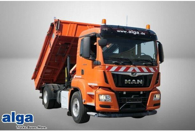 MAN 18.460 TGS/4x2/Meiller/Palfinger 8.501 SLD/AHK - Camión volquete: foto 1 MAN 18.460 TGS/4x2/Meiller/Palfinger 8.501 SLD/AHK - Camión volquete: foto 1