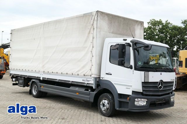 Mercedes-Benz 1221 Atego 4x2, 7.200mm lang, LBW 1,5to., Euro 6 - Camión lona: foto 1 Mercedes-Benz 1221 Atego 4x2, 7.200mm lang, LBW 1,5to., Euro 6 - Camión lona: foto 1