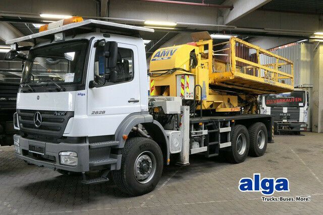 Mercedes-Benz 2628/AMV Arbeitshebebühne/Tunnel - Camión con plataforma elevadora: foto 1 Mercedes-Benz 2628/AMV Arbeitshebebühne/Tunnel - Camión con plataforma elevadora: foto 1