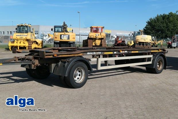 Müller-Mitteltal RA-T 18,0, Außenroller, Container, BPW, Behälter - Remolque multilift/ Portacontenedores de cadenas: foto 1 Müller-Mitteltal RA-T 18,0, Außenroller, Container, BPW, Behälter - Remolque multilift/ Portacontenedores de cadenas: foto 1