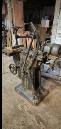 Mortaiseuse à mèche CH DEBELDER – machine ancienne motorisée, robuste - Maquinaria para madera: foto 4 Mortaiseuse à mèche CH DEBELDER – machine ancienne motorisée, robuste - Maquinaria para madera: foto 4