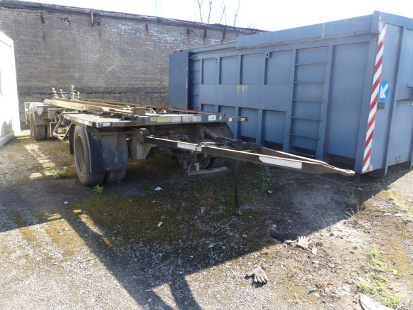 REF:5287 - Remorque porte-container Burg BPDA 10-10 B/1 - Remolque multilift/ Portacontenedores de cadenas: foto 1 REF:5287 - Remorque porte-container Burg BPDA 10-10 B/1 - Remolque multilift/ Portacontenedores de cadenas: foto 1