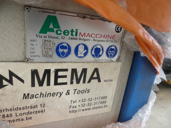 Touret à meuler double tête Aceti Machinne 108 - Máquina para metal: foto 2 Touret à meuler double tête Aceti Machinne 108 - Máquina para metal: foto 2