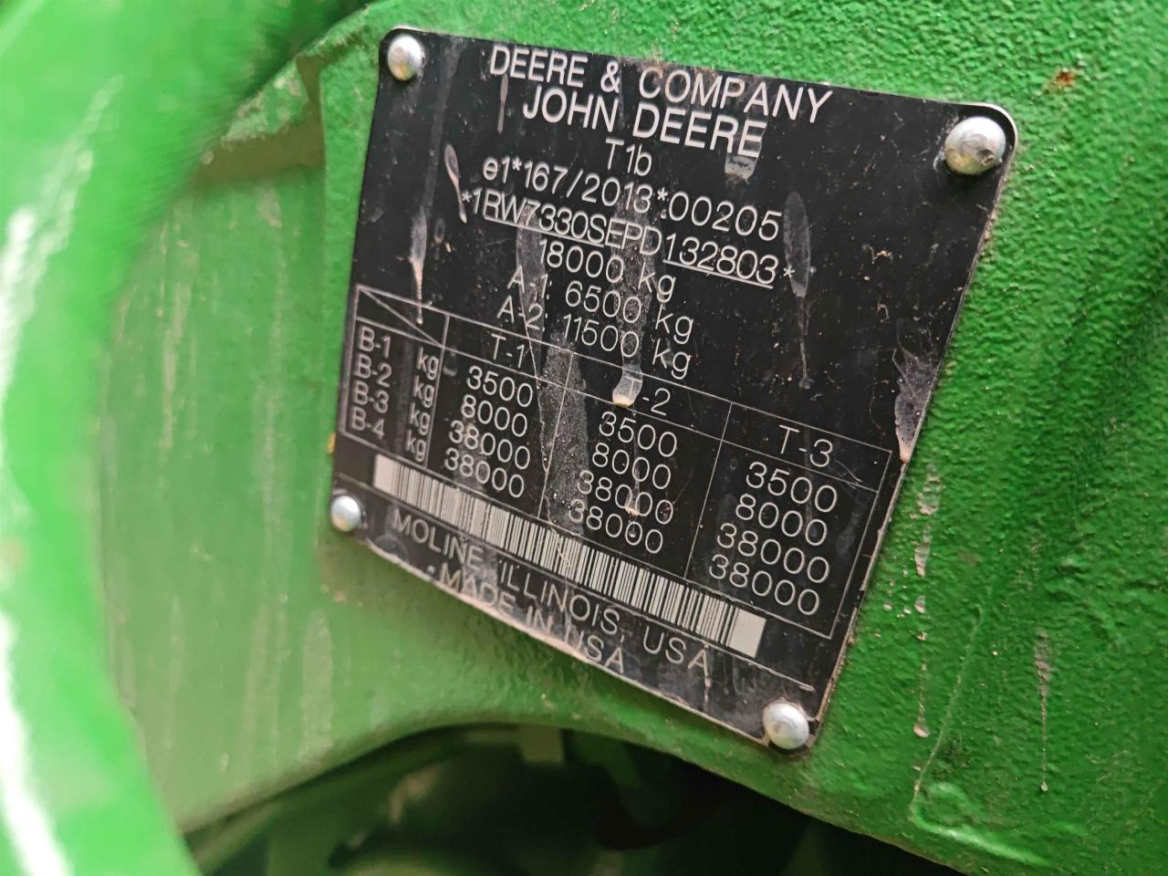Tractor John Deere 7R 330: foto 11