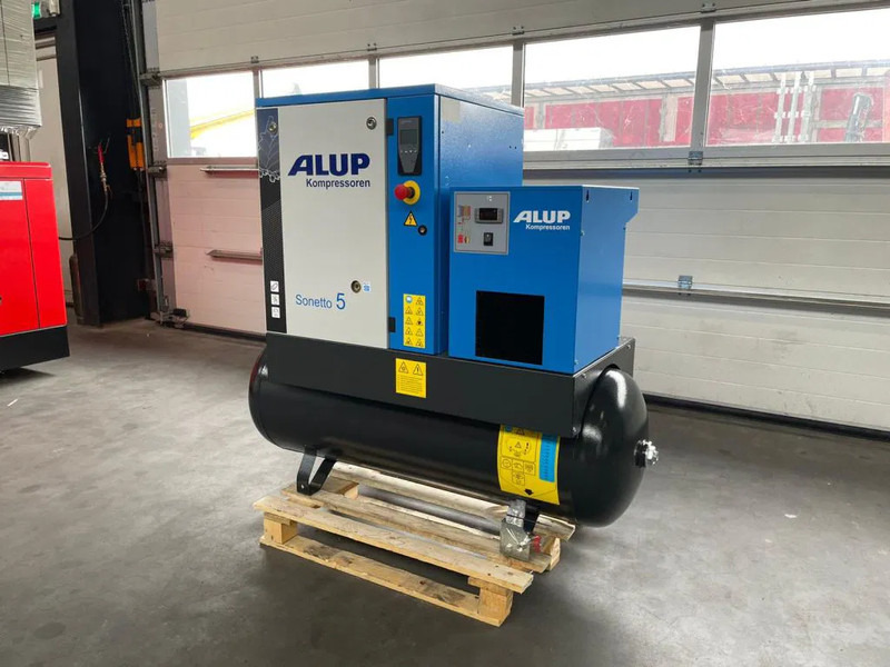Alup Sonetto 5 + 200 Elektrische Schroefcompressor 4 kW 470 L / min 10 Bar met droger en ketel - Compresor de aire: foto 4 Alup Sonetto 5 + 200 Elektrische Schroefcompressor 4 kW 470 L / min 10 Bar met droger en ketel - Compresor de aire: foto 4