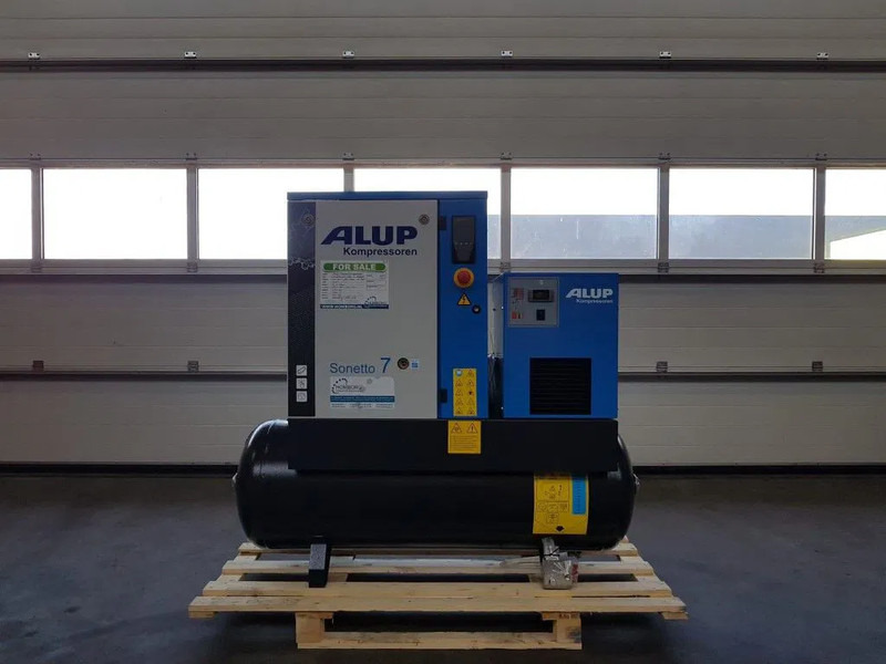 Alup Sonetto 7.5 + 200 Elektrische Schroefcompressor met ketel en droger 5.5 kW 750 L / min 10 Bar - Compresor de aire: foto 1 Alup Sonetto 7.5 + 200 Elektrische Schroefcompressor met ketel en droger 5.5 kW 750 L / min 10 Bar - Compresor de aire: foto 1