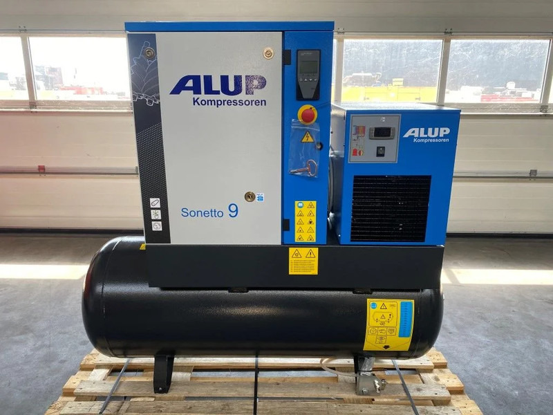 Alup Sonetto 9+ 270 Elektrische Schroefcompressor met ketel en droger 7.5 kW 980 L / min 10 Bar - Compresor de aire: foto 1 Alup Sonetto 9+ 270 Elektrische Schroefcompressor met ketel en droger 7.5 kW 980 L / min 10 Bar - Compresor de aire: foto 1