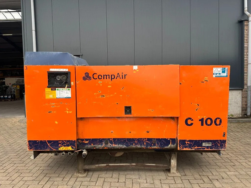 Compair C100 Mercedes OM 364 A 10.5 m3 / min 77 kW 7 Bar Silent Diesel Compressor - Compresor de aire: foto 1 Compair C100 Mercedes OM 364 A 10.5 m3 / min 77 kW 7 Bar Silent Diesel Compressor - Compresor de aire: foto 1