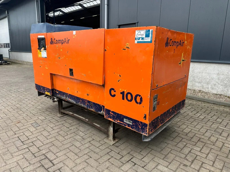Compair C100 Mercedes OM 364 A 10.5 m3 / min 77 kW 7 Bar Silent Diesel Compressor - Compresor de aire: foto 4 Compair C100 Mercedes OM 364 A 10.5 m3 / min 77 kW 7 Bar Silent Diesel Compressor - Compresor de aire: foto 4