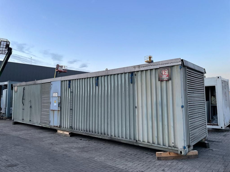 Generador industriale Cummins KTA 38 G1 Leroy Somer 1500 kVA Silent generatorset in 40 ft container: foto 17