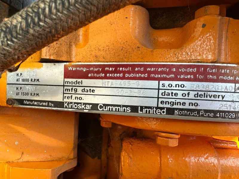 Generador industriale Cummins SDMO Stamford 160 kVA noodstroom generatorset ex Emergency: foto 8