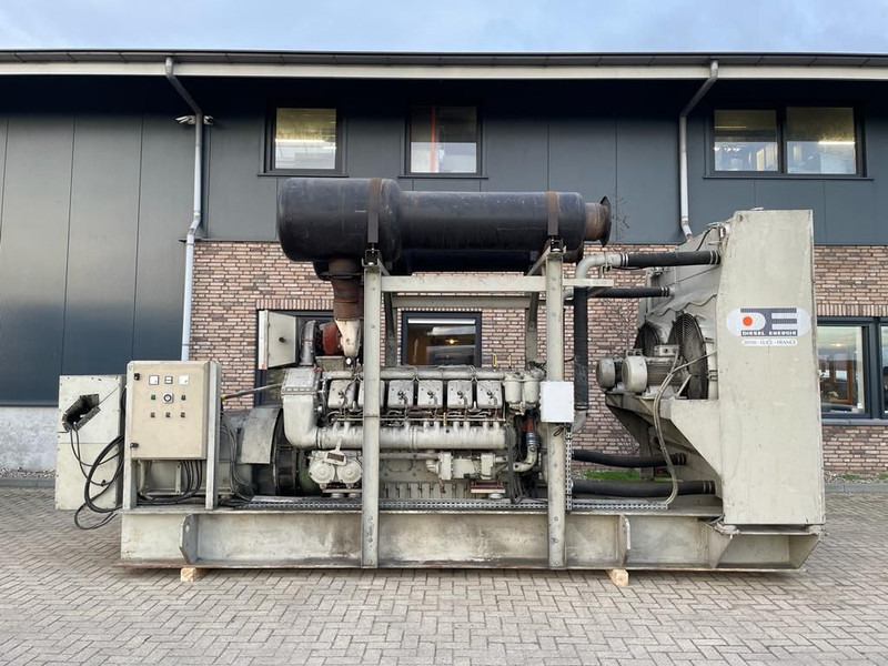Deutz MWM TBD 604 BV12 Leroy Somer 1450 kVA generatorset ex emergency - Generador industriale: foto 1 Deutz MWM TBD 604 BV12 Leroy Somer 1450 kVA generatorset ex emergency - Generador industriale: foto 1