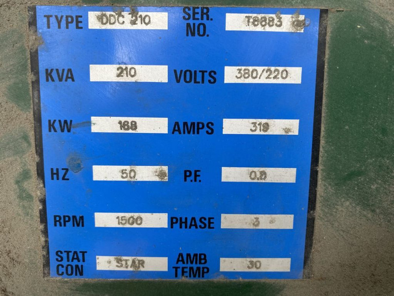 Generador industriale FG Wilson Stamford 210 kVA Silent generatorset: foto 11