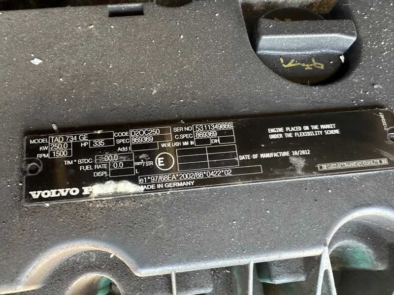 Generador industriale GESAN DVR 250 Volvo Leroy Somer 275 kVA Silent Rental generatorset: foto 8