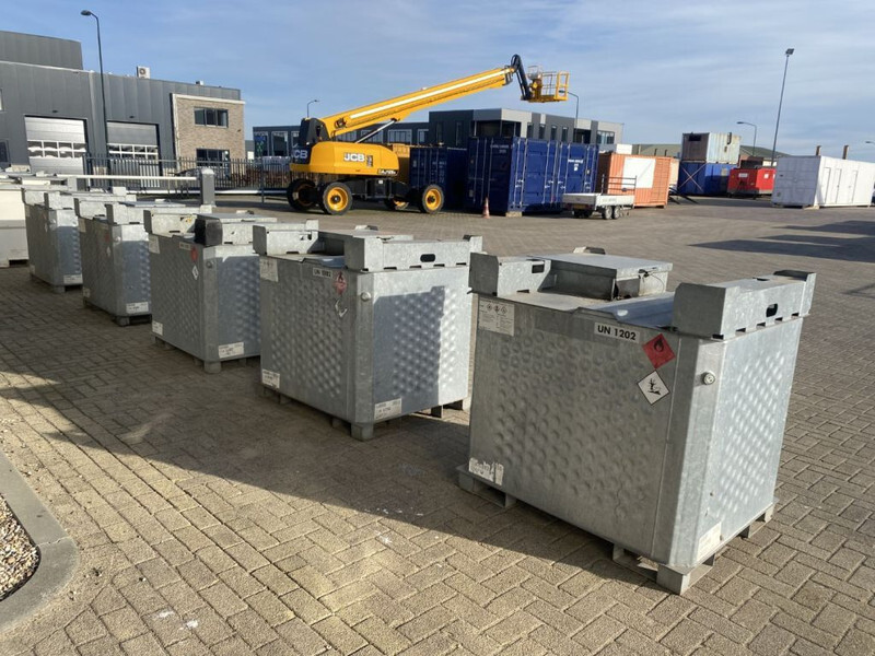 Tanque de almacenamiento IBC Rietberg 1000 liter IBC Dieseltank Gegalvaniseerd: foto 6