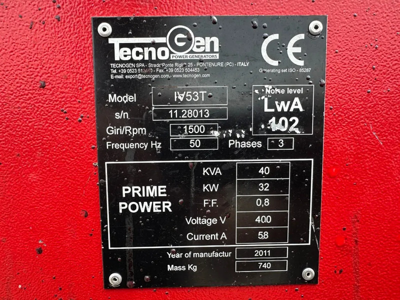 Iveco FPT Tecnogen Mecc Alte Spa 40 kVA Silent generatorset - Generador industriale: foto 3 Iveco FPT Tecnogen Mecc Alte Spa 40 kVA Silent generatorset - Generador industriale: foto 3