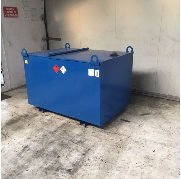 Kiwa IBC Elzinga Machinefabriek 1000 liter IBC Dieseltank met handpomp - Tanque de almacenamiento: foto 1 Kiwa IBC Elzinga Machinefabriek 1000 liter IBC Dieseltank met handpomp - Tanque de almacenamiento: foto 1