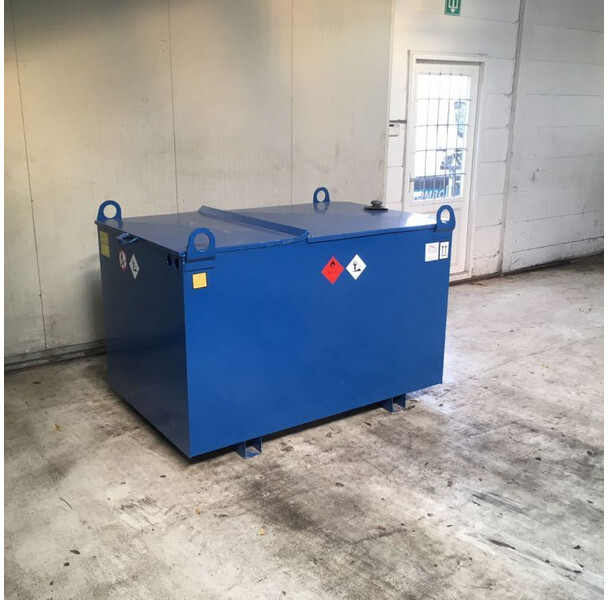 Kiwa IBC Elzinga Machinefabriek 1000 liter IBC Dieseltank met handpomp - Tanque de almacenamiento: foto 1 Kiwa IBC Elzinga Machinefabriek 1000 liter IBC Dieseltank met handpomp - Tanque de almacenamiento: foto 1