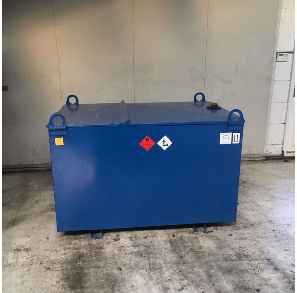 Kiwa IBC Elzinga Machinefabriek 1000 liter IBC Dieseltank met handpomp - Tanque de almacenamiento: foto 5 Kiwa IBC Elzinga Machinefabriek 1000 liter IBC Dieseltank met handpomp - Tanque de almacenamiento: foto 5