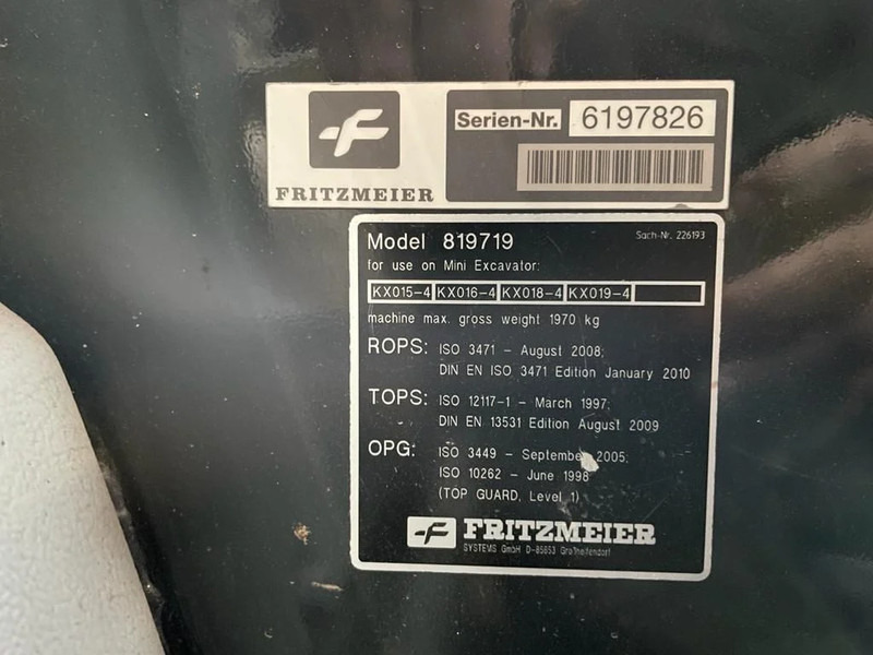 Kubota KX019-4 Mini Graver Rups Graafmachine Diesel as New ! - Miniexcavadora: foto 4 Kubota KX019-4 Mini Graver Rups Graafmachine Diesel as New ! - Miniexcavadora: foto 4