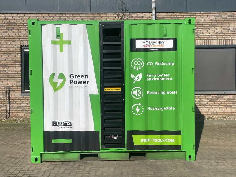 MOSA Hybride Perkins 66 kVA / 80 KWh accupakket - Generador industriale: foto 1 MOSA Hybride Perkins 66 kVA / 80 KWh accupakket - Generador industriale: foto 1