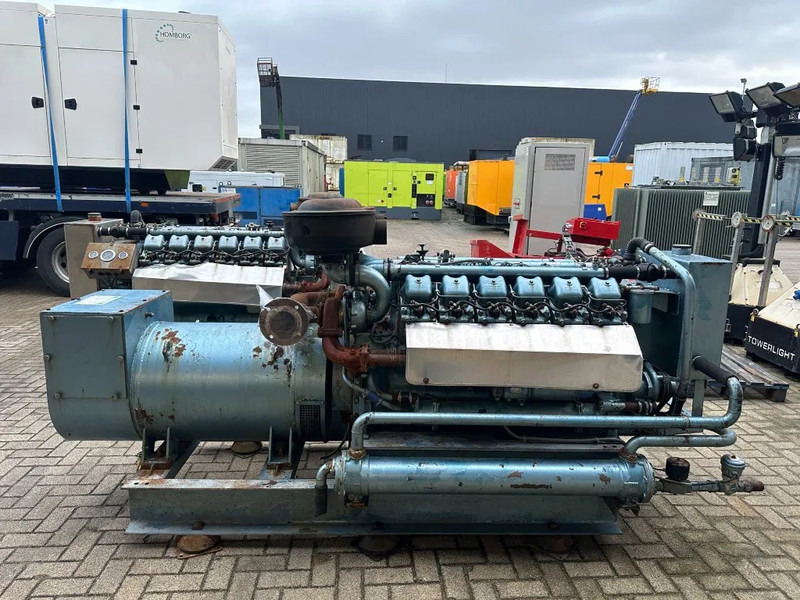 MWM TD 232 V12 Jeumont Schneider 215 kVA noodstroom generatorset - Generador industriale: foto 1 MWM TD 232 V12 Jeumont Schneider 215 kVA noodstroom generatorset - Generador industriale: foto 1