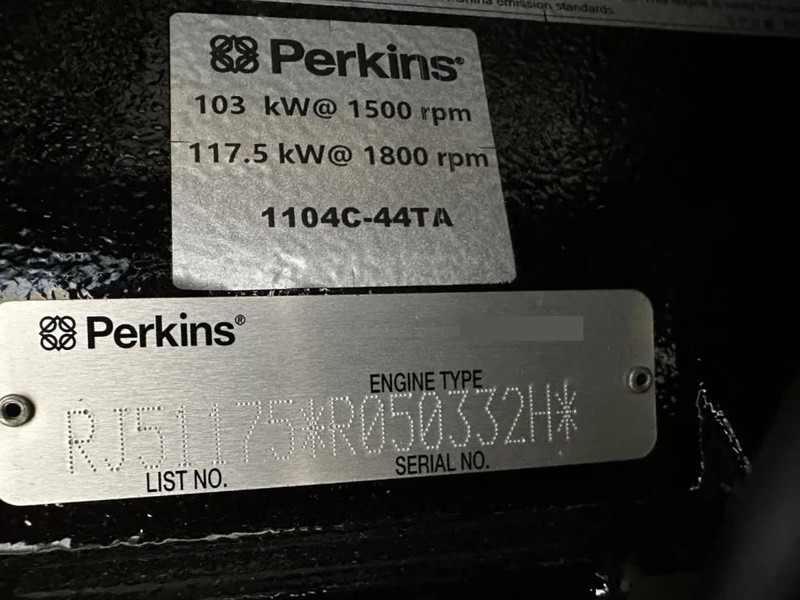 Generador industriale nuevo Perkins 1104C-44TAG2 Leroy Somer 110 kVA Silent generatorset LOADSHARING / SYNCHRONISING TO GRID: foto 19