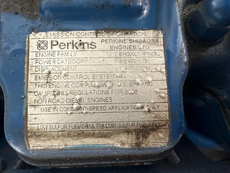 Hidrolimpiadora Perkins DIBO IBH-M 20015 Hogedruk unit 200 Bar 1500 L / min Mobiele Aanhanger 12.5 kVA aggregaat: foto 12