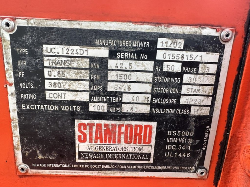 Sisu Valmet Stamford 42.5 kVA generatorset - Generador industriale: foto 5 Sisu Valmet Stamford 42.5 kVA generatorset - Generador industriale: foto 5