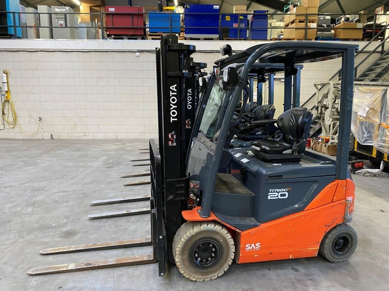 Carretilla elevadora eléctrica Toyota 2 ton Traigo 20 Duplex Freelift Sideshift Elektra Heftruck: foto 7