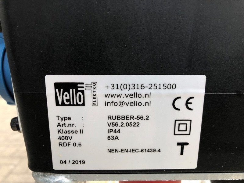 Vello Rubber-56.2 Stroomverdeelkast Zwerfkast Paddestoel 63 Ampère Nieuw ! - Generador industriale: foto 3 Vello Rubber-56.2 Stroomverdeelkast Zwerfkast Paddestoel 63 Ampère Nieuw ! - Generador industriale: foto 3