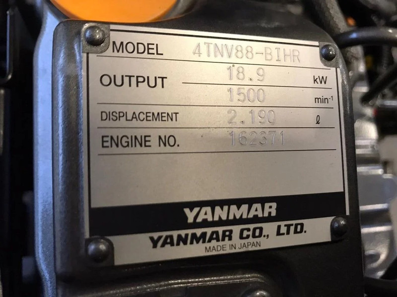 Yanmar HYW 17 Stamford 19 kVA Stage 5 generatorset - Generador industriale: foto 3 Yanmar HYW 17 Stamford 19 kVA Stage 5 generatorset - Generador industriale: foto 3