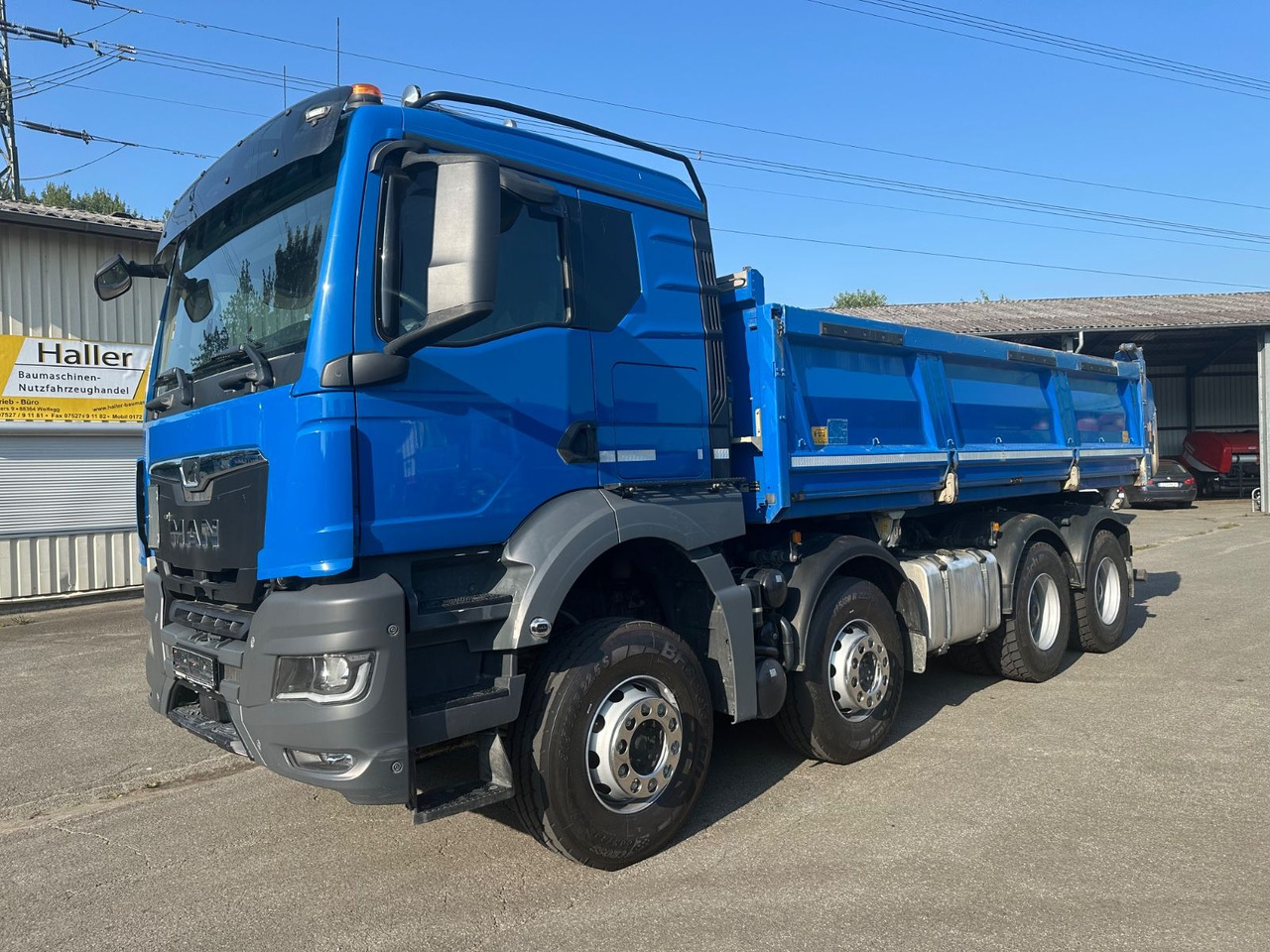 MAN TGS 35.510 8x4 BB Meiller Stahl Bordmatik Pritar - Camión volquete: foto 2 MAN TGS 35.510 8x4 BB Meiller Stahl Bordmatik Pritar - Camión volquete: foto 2