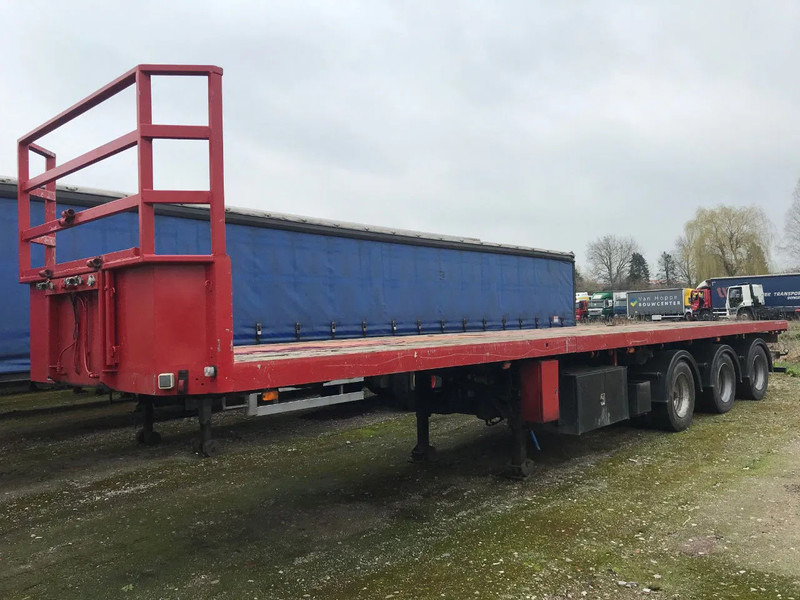 Nooteboom OVB-48 VV OPEN LAADBAK UITSCHUIFBAAR - Semirremolque plataforma/ Caja abierta: foto 1 Nooteboom OVB-48 VV OPEN LAADBAK UITSCHUIFBAAR - Semirremolque plataforma/ Caja abierta: foto 1